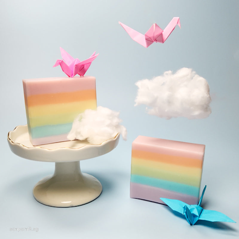Rainbow Magic - Kaolin Ylang Ylang Soap Showcase